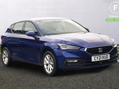Used Seat Leon SE 115 HP (84 kW) 2021 Blue Hatchback