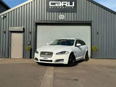 Used Jaguar XF Luxury 2013 White Estate