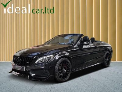 Black Used 2017 Mercedes C220 AMG line Cabriolet | £16,690 (A bit pricey)
