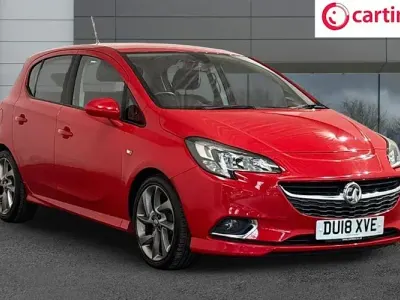 Used Vauxhall Corsa SRi 90 HP (66 kW) 2017 Red Hatchback