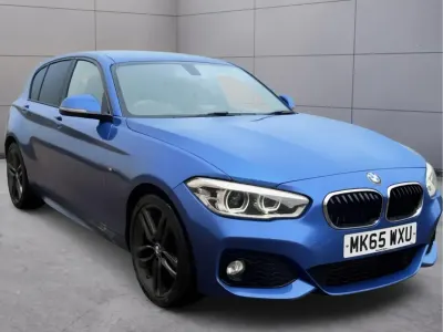 Begagnad BMW 116 M Sport 2015 Blå Halvkombi