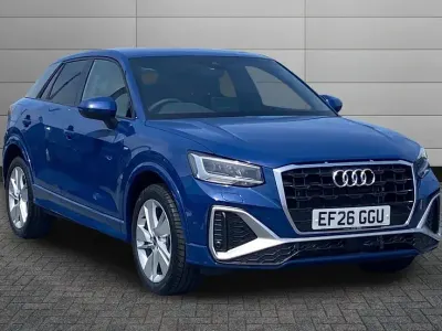 New Audi Q2 S-Line 148 HP (108 kW) 2026 Ascari blue SUV