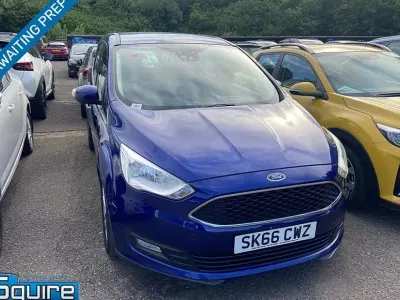 Used Ford Grand C-Max Zetec 120 HP (88 kW) 2016 Blue MPV