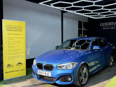 Used BMW 116 M Sport 116 HP (85 kW) 2017 Blue Hatchback