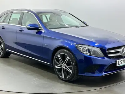 Used Mercedes C300 Sport Edition 320 HP (235 kW) 2020 Blue Estate
