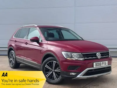 Used VW Tiguan SE 150 HP (110 kW) 2018 Red SUV