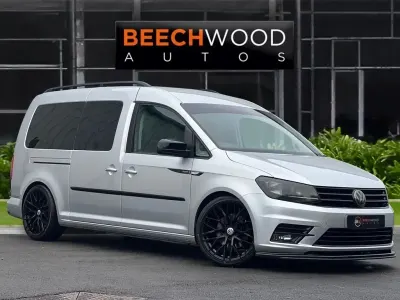 Begagnad VW Caddy Maxi S 102 HK (75 kW) 2018 Silver Minibuss