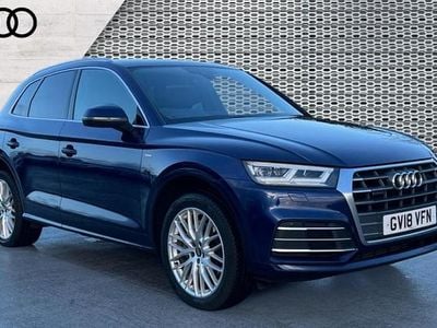 Blue Used 2018 Audi Q5 S-Line SUV | £19,190 (Fair price)