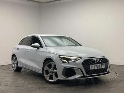 Used Audi A3 S-Line 147 HP (108 kW) 2020 White Sedan