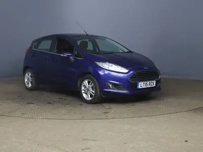 Used Ford Fiesta Zetec 2015 Blue Hatchback