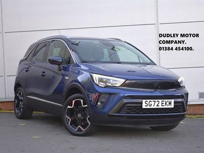 Used Vauxhall Crossland Ultimate 130 HP (95 kW) 2022 Blue SUV