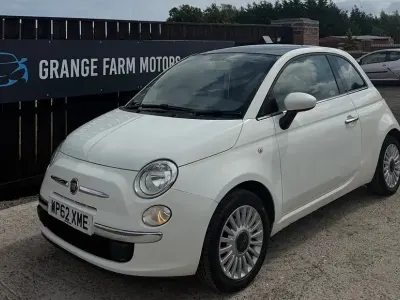 Used Fiat 500 Lounge 69 HP (50 kW) 2013 White Hatchback