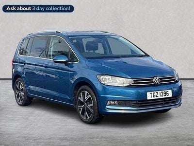 Used VW Touran SEL 150 HP (110 kW) 2020 Blue MPV