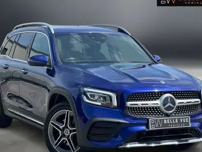 Used Mercedes GLB200 AMG line 163 HP (119 kW) 2021 Blue SUV