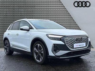 Used Audi Q4 e-tron S-Line 150 kW (204 HP) 2021 White SUV