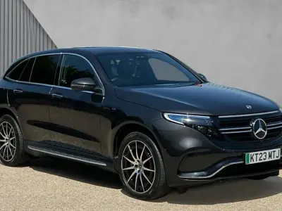 Used Mercedes EQC400 AMG line 300 kW (408 HP) 2023 Metallic paint graphite grey SUV