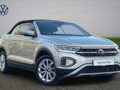 Used VW T-Roc Style 110 HP (80 kW) 2023 Ivory silver SUV