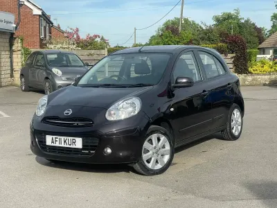 Used Nissan Micra Acenta 98 HP (72 kW) 2011 Black Hatchback