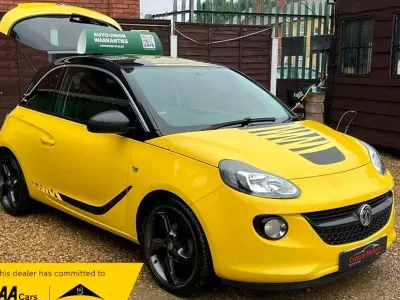 Used Vauxhall Adam Slam 100 HP (73 kW) 2014 Yellow Hatchback