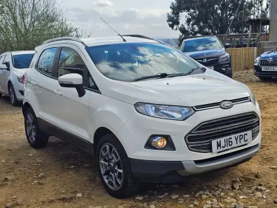 Used Ford Ecosport Titanium 125 HP (91 kW) 2016 White SUV