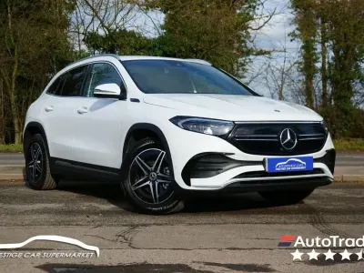 Käytetty Mercedes EQA250 AMG line 139 kW (190 HP) 2021 Valkoinen Katumaasturi