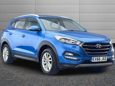 Used Hyundai Tucson SE 132 HP (97 kW) 2016 Ara blue SUV