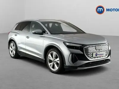 Used Audi Q4 e-tron S-Line 150 kW (204 HP) 2023 Silver SUV