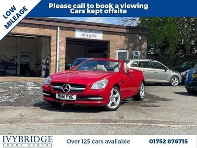 Begagnad Mercedes SLK200 Edition 1 184 HK (135 kW) 2011 Röd Cab