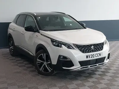 Used Peugeot 3008 GT-line 131 HP (96 kW) 2020 White SUV