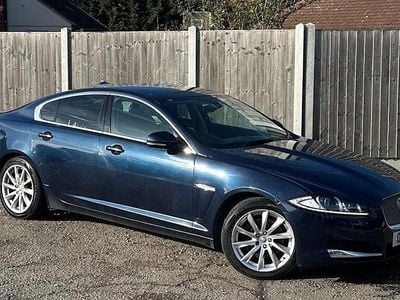 Blue Used 2013 Jaguar XF Premium Luxury Sedan | £5,297 (Fair price)