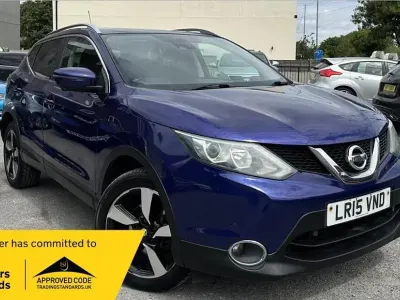 Used Nissan Qashqai N-TEC 110 HP (80 kW) 2015 Blue SUV