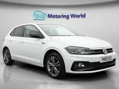 Gebraucht VW Polo R-line 115 PS (84 kW) 2019 Weiß Kleinwagen