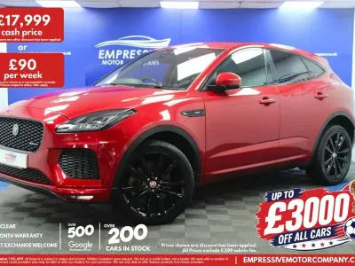 Used Jaguar E-Pace R-Dynamic 240 HP (176 kW) 2019 Red SUV