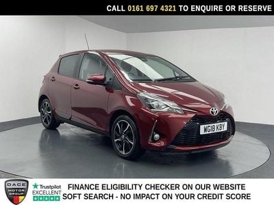Used Toyota Yaris Design 111 HP (81 kW) 2018 Red Hatchback