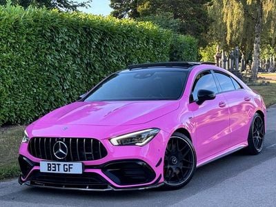 Pink Used 2020 Mercedes CLA45 AMG Coupe | £29,950 (Fair price)