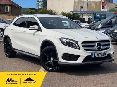 Used Mercedes GLA220 AMG line 177 HP (130 kW) 2017 White SUV