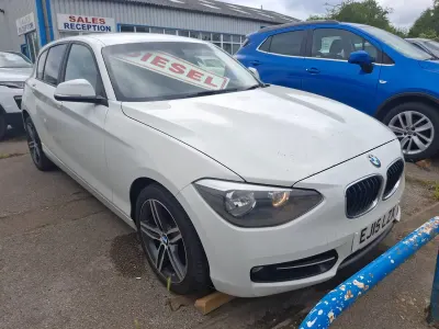 Used BMW 116 Sport Line 114 HP (83 kW) 2015 White Hatchback