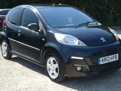 Used Peugeot 107 Allure 68 HP (50 kW) 2013 Black Hatchback