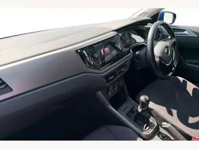 Used VW Polo Match 95 HP (69 kW) 2021 Blue Hatchback