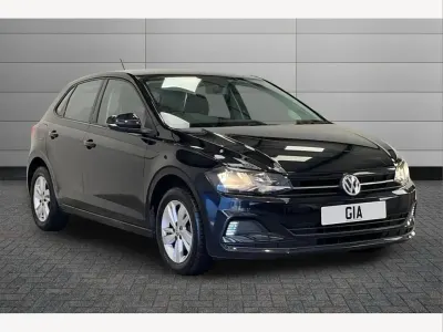 Used VW Polo SE 75 HP (55 kW) 2018 Black Hatchback