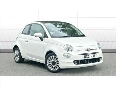 Used Fiat 500 Lounge 68 HP (50 kW) 2021 White Hatchback