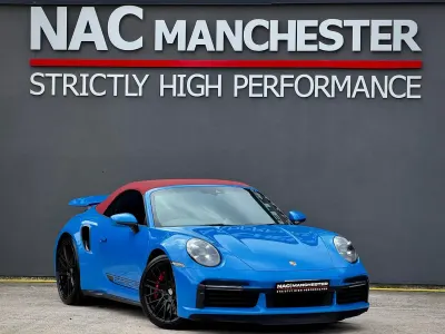 Used Porsche 992 571 HP (419 kW) 2021 Blue Cabriolet