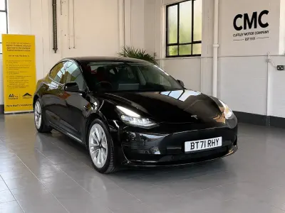 Used Tesla Model 3 Standard Range Plus 177 kW (241 HP) 2021 Black Sedan