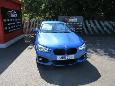 Used BMW 116 M Sport 114 HP (83 kW) 2019 Blue Hatchback