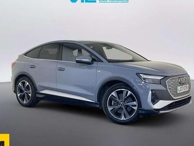 Usado Audi Q4 Sportback e-tron S-Line 219 kW (299 CV) 2022 Gris SUV