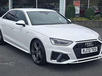 White Used 2022 Audi A4 S-Line Sedan | £19,995 (Good price)