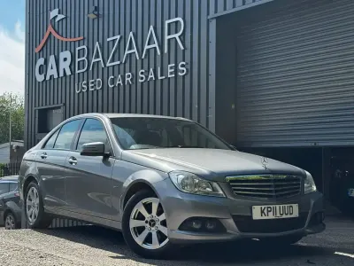 Begagnad Mercedes C180 SE 156 HK (114 kW) 2011 Silver Sedan