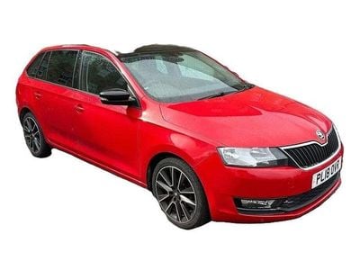 Used Skoda Rapid SE 95 HP (69 kW) 2018 Red Hatchback