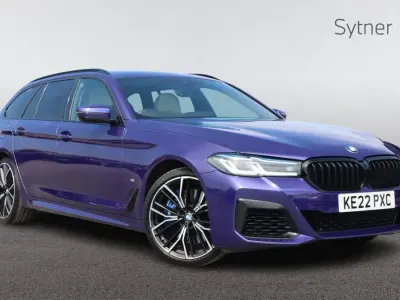 Used BMW 540 M Sport 328 HP (241 kW) 2022 Blue Estate