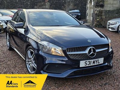 Blue Used 2018 Mercedes A180 AMG line Hatchback | £13,950 (Fair price)
